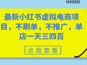 小红书旅游攻略怎么赚钱，虚拟资料冷门赛道高转化玩法