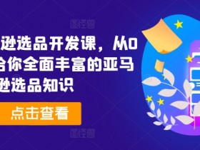 2025年最新版亚马逊运营课程合集，从零到高手的学习路径