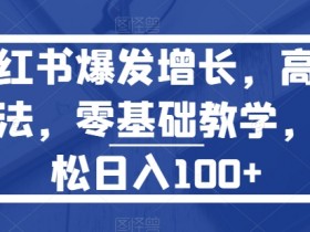 短剧CPS项目怎么做，小红书从引流到收益的全套教程