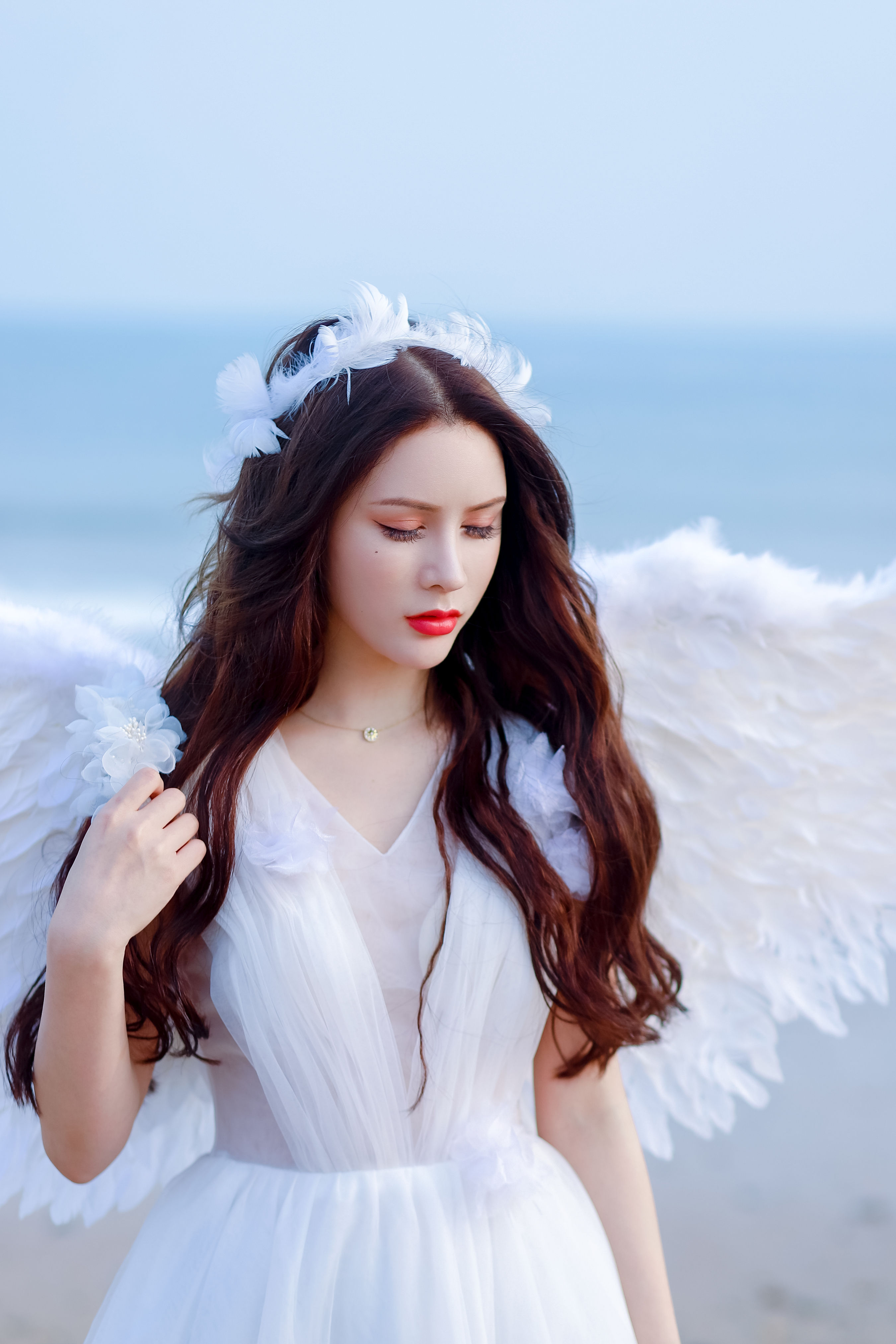 天使 漂亮 优美 优雅 女郎 天使