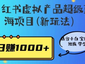 小红书学科资料项目靠谱吗，冷门暴利项目拆解