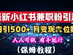 小红书矩阵引流到微信怎么做，日增创业粉200+的方法揭秘