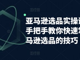 亚马逊新手运营经验分享，少走弯路的核心技巧