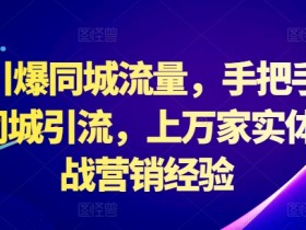 同城实体店引流系统的全链路解析，从内容到推广的成功经验