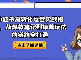 短剧推广蓝海项目解析，小红书如何低门槛赚大钱？