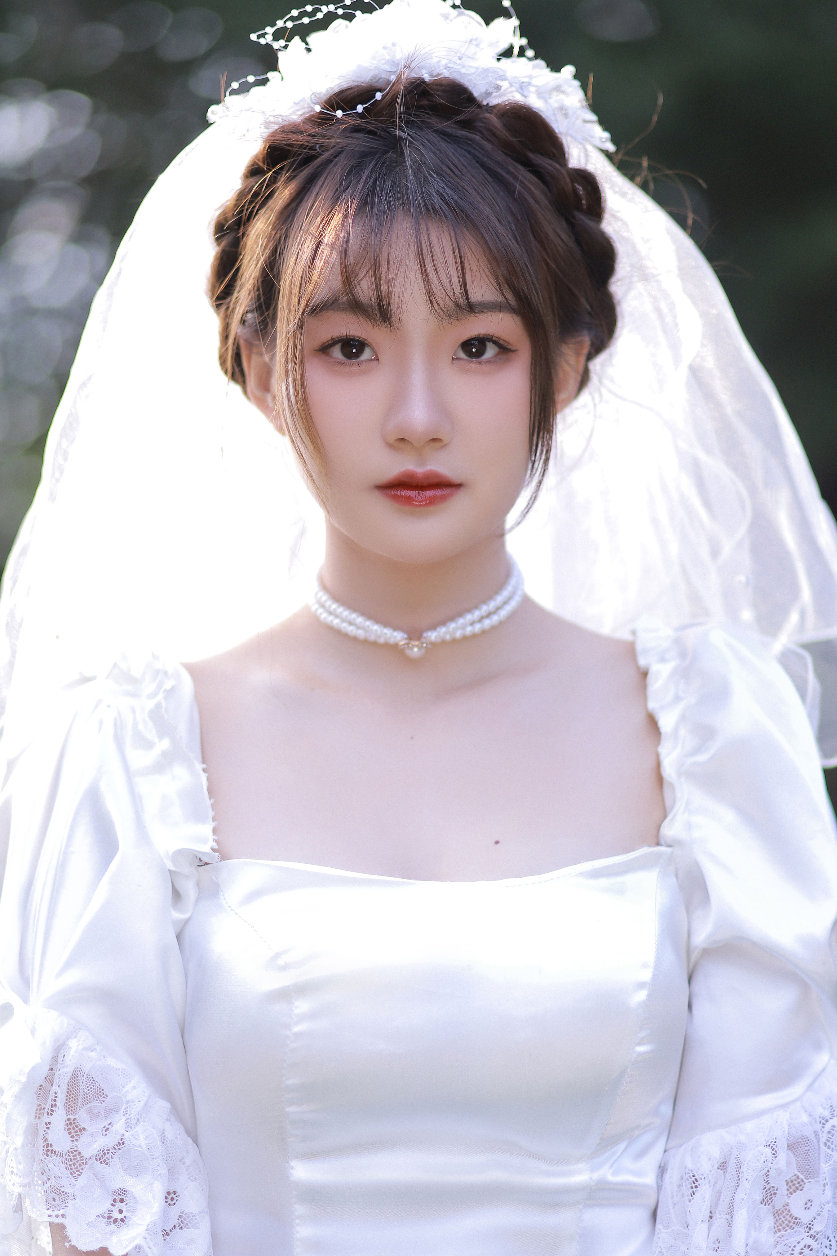 你的目光 小清新 漂亮 优美 高雅 婚纱 新娘