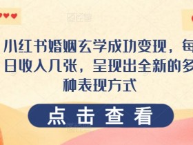 短剧推广蓝海项目解析，小红书如何低门槛赚大钱？