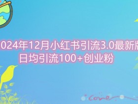 小红书精准引流实战课程，日引200+流量的操作步骤