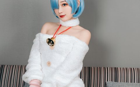 蕾姆小绵羊Cosplay 二次元 妹子 可爱 写真 – YiTuYu艺图语