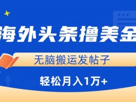 微头条搬砖项目收益如何，从低成本操作到高回报的案例解析