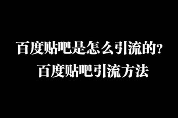 贴吧引流效果如何提升，从内容到用户转化的全链路优化